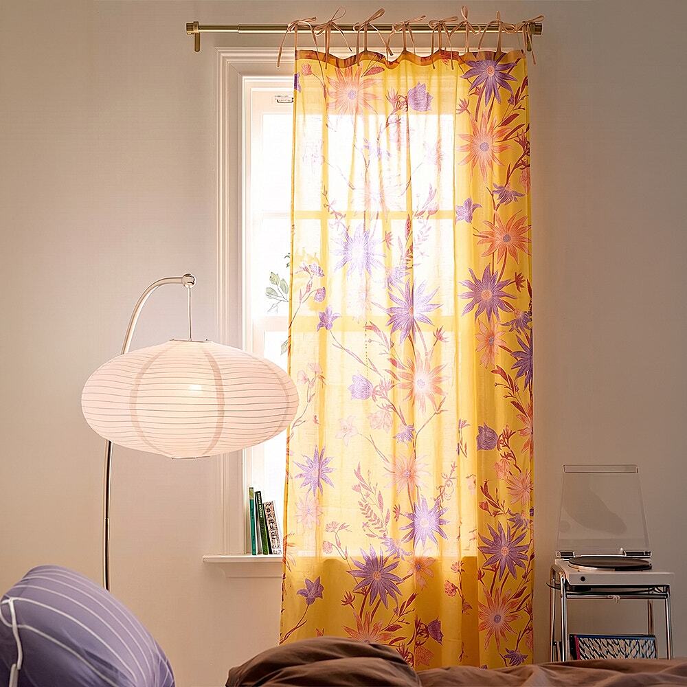 Urban Outfitters Floral Delights Curtain Panel